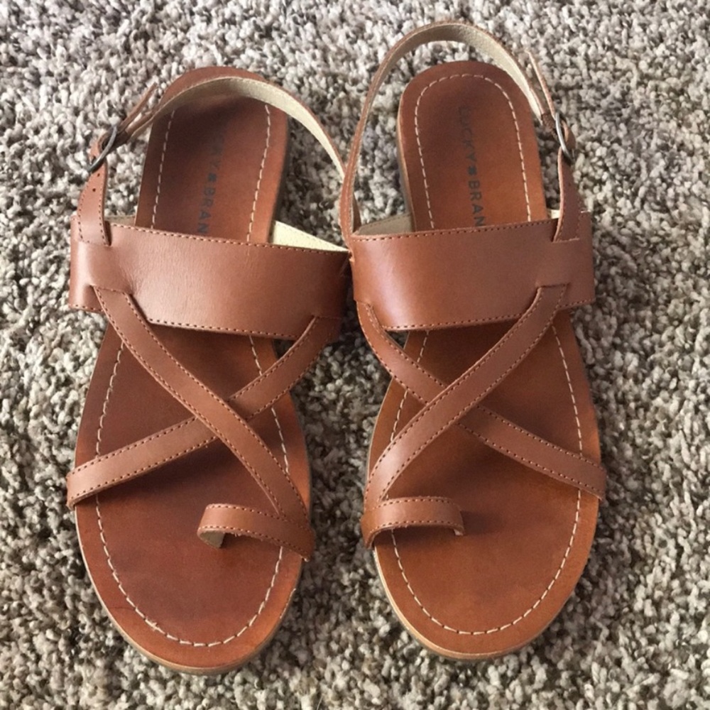 Brown Lucky Brand Sandals